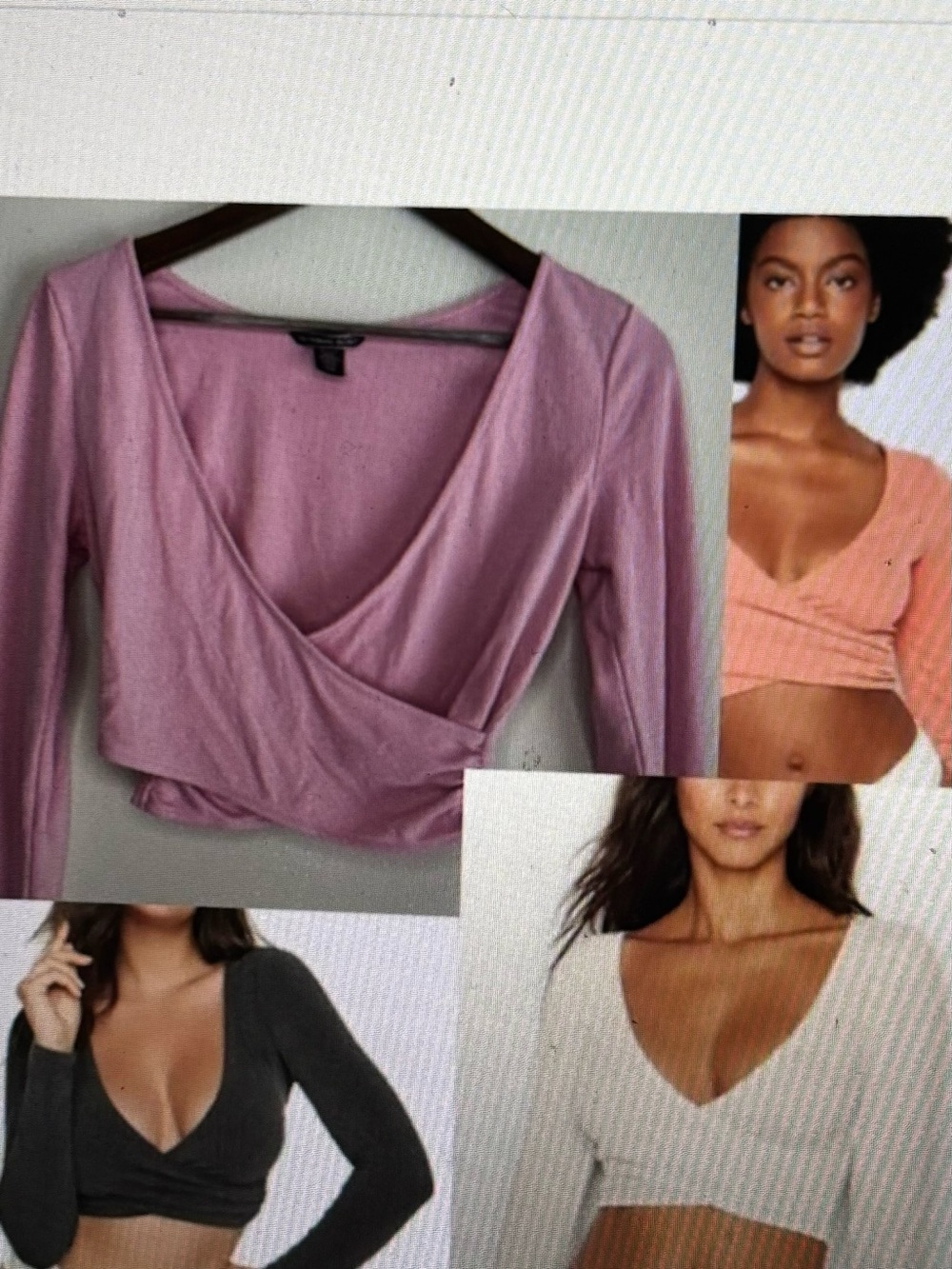 Victoria Secret Wrap Top-EUC